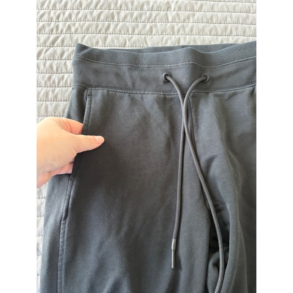 JoyLab Womens Black High-Rise Tapered Fleece Joggers XS Drawstring Pockets - Picture 7 of 10